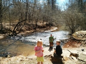 River was Inviting but Too Cold