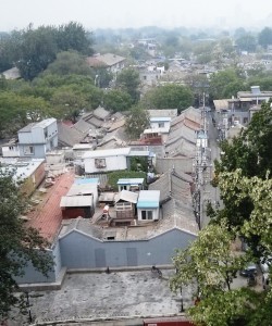 Hutong From Bell Tower