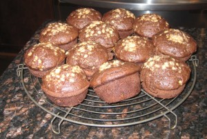 Chocolate Toffee Muffins