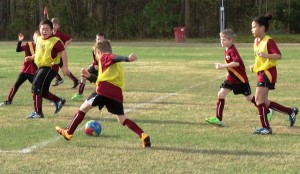 Bryon in the Soccer Game