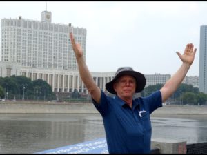 I'm making a "Y" for "Yeltsin", across the river from the Russian White House