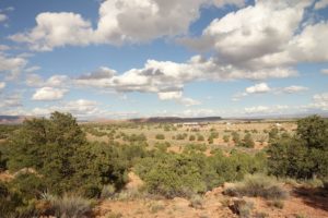 One can see the entire width of he Arizona strip from our property (about 60 miles)