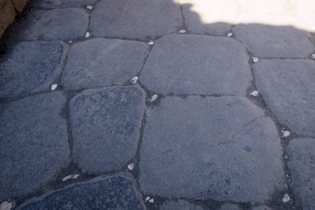 If you arrived at night, these white stones would reflect moonlight and lead you to the main square, making this the first emergency lighting system.