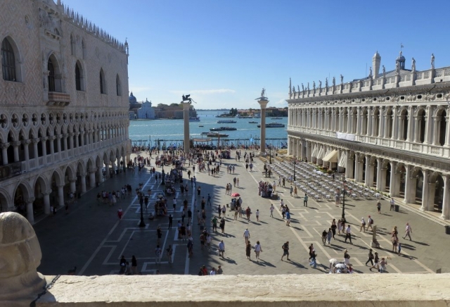 From the Palace Balcony