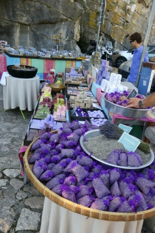 Spice market in an old town