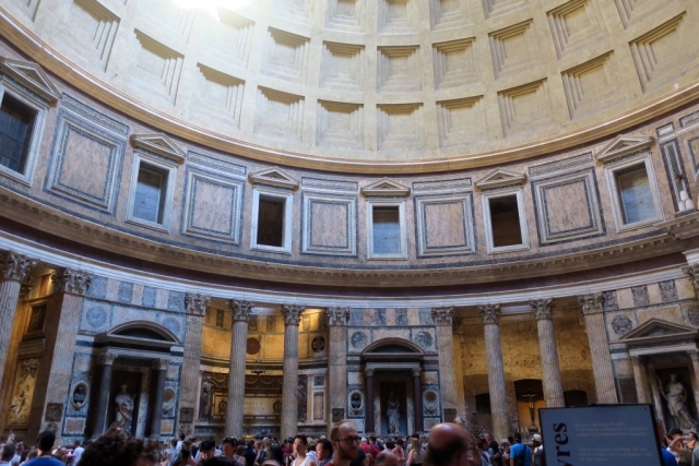 Interior view of the Pantheon