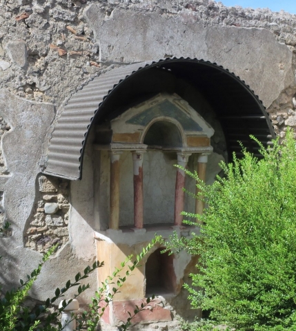 The private temple was across a small courtyard from the brothel.