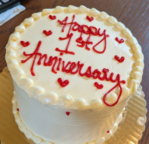 Happy Anniversary, Mark and Jiajia